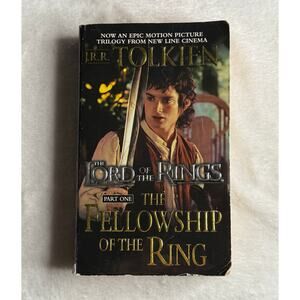 The Fellowship of the Ring Paperback J.R.R. Tolkien Ballantine Movie Cover